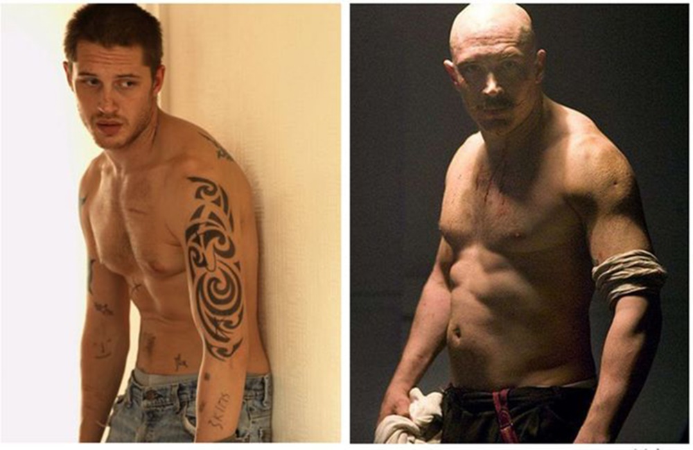 Transformações extremas de celebridades para o cinema