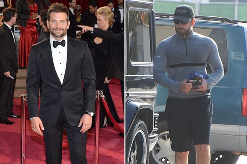 Transformações extremas de celebridades para o cinema
